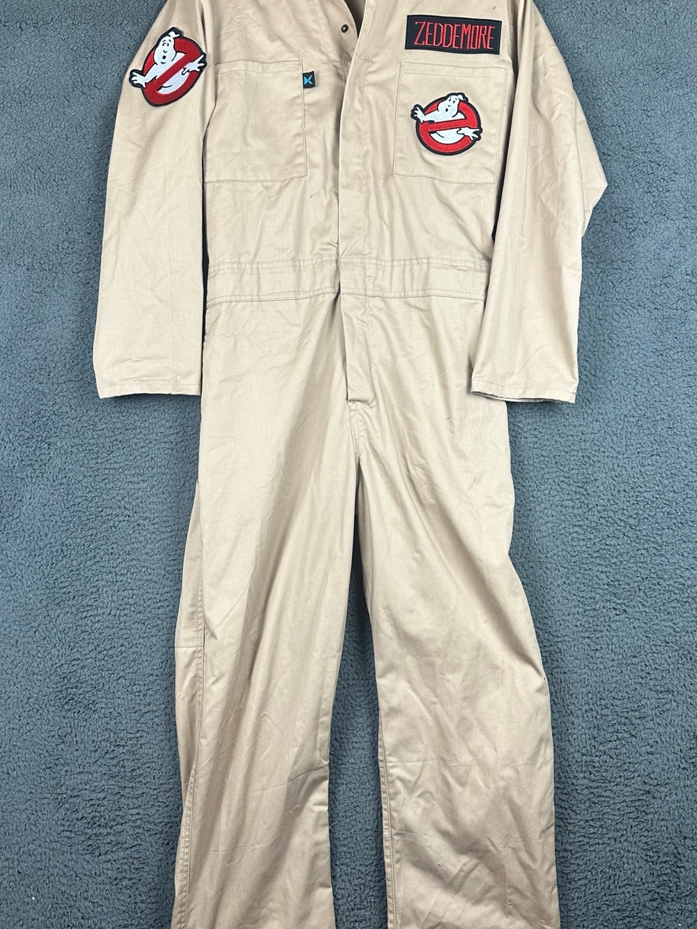 Kolossus Ghostbusters Winston Zeddemore Jumpsuit Cosplay Costume Tan Mens S REG